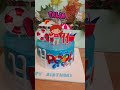 pool party 🥳 cake #foodie #cake #londoncakedesigner #cakedecorating #viralvideo