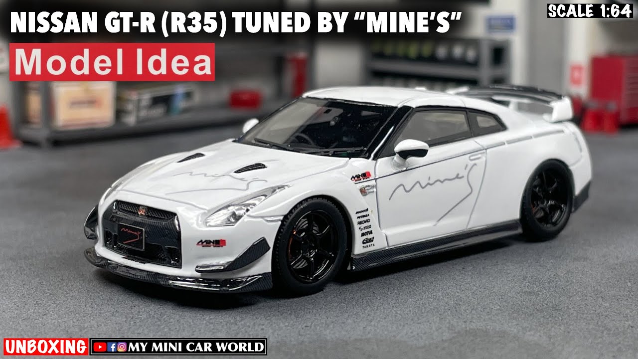 MY MINI CAR WORLD』UNBOXING MODEL IDEA 1/64 NISSAN GT-R (R35