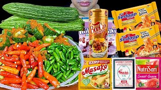 Mie Sedaap CAMPUR Masako || Sasa || Nutrusari || BonCabe || PARE || CABE SETAN || CABE RAWAIT | ASMR