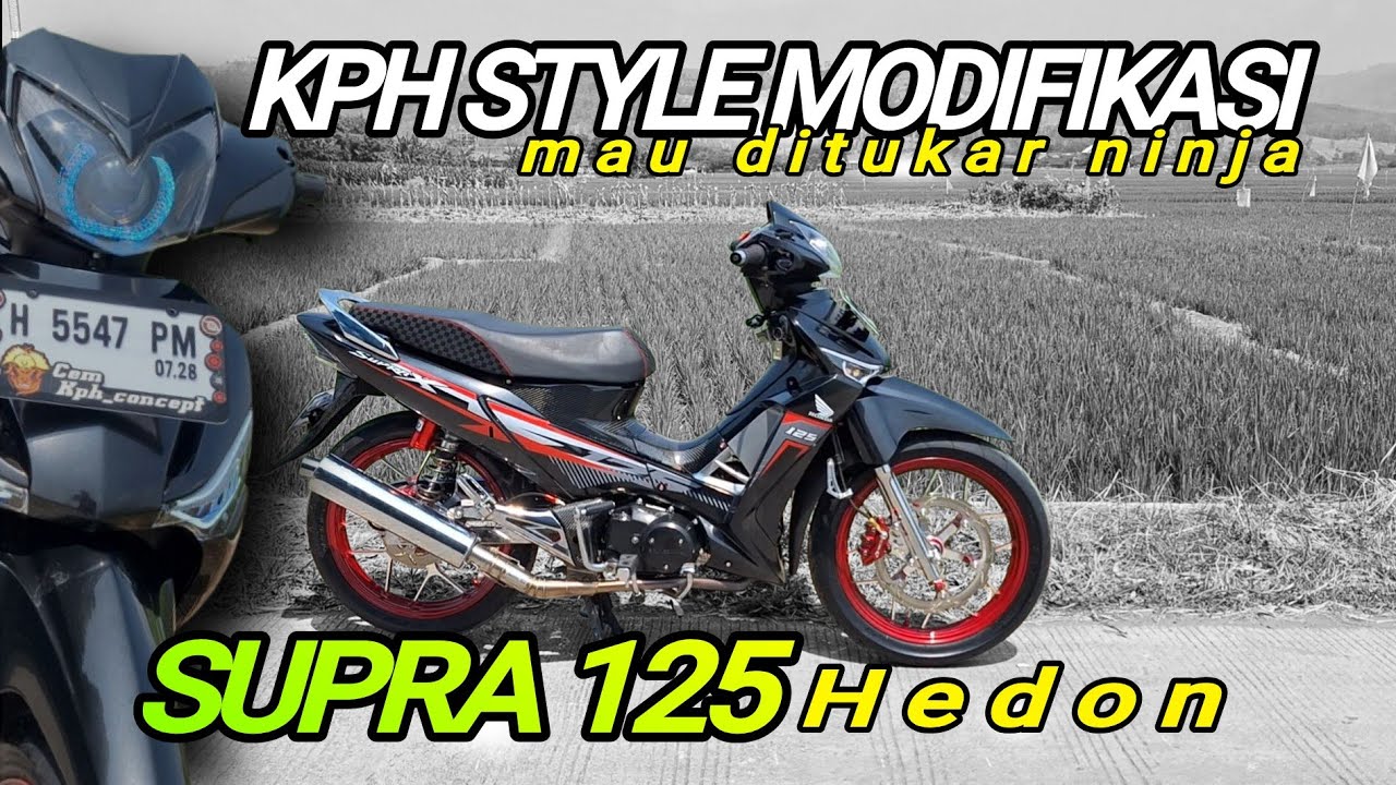 Supra 125 modifikasi hedon