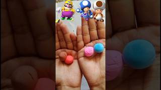 Super Mario Clay Mix | Guess the final Color ? 😧 #shorts #supermario