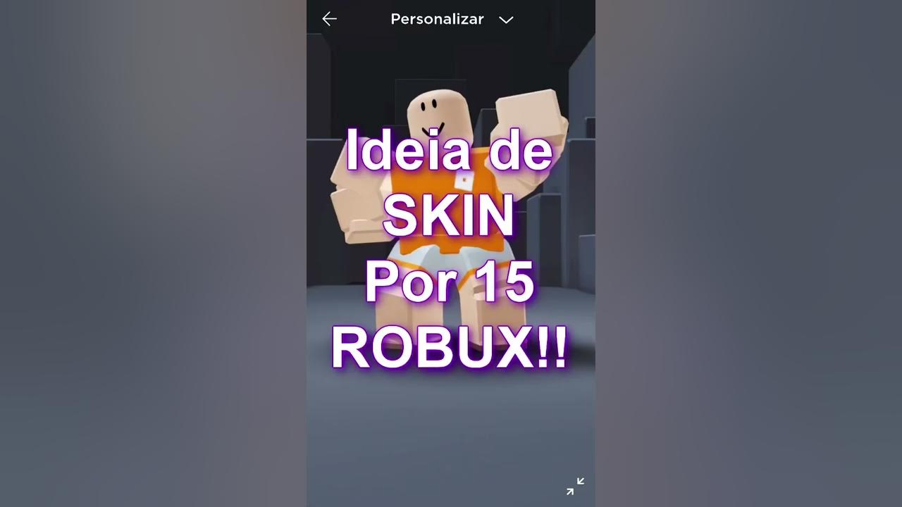 skin bonita do roblox que dá para fazer com 15 robux