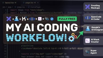 MY UPGRADED AI Coding Workflow + Free APIs: How I DO AI Coding! (Stitch, Better T3, SuperNinja)