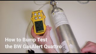 BW GasAlert Quattro - How to Bump Test