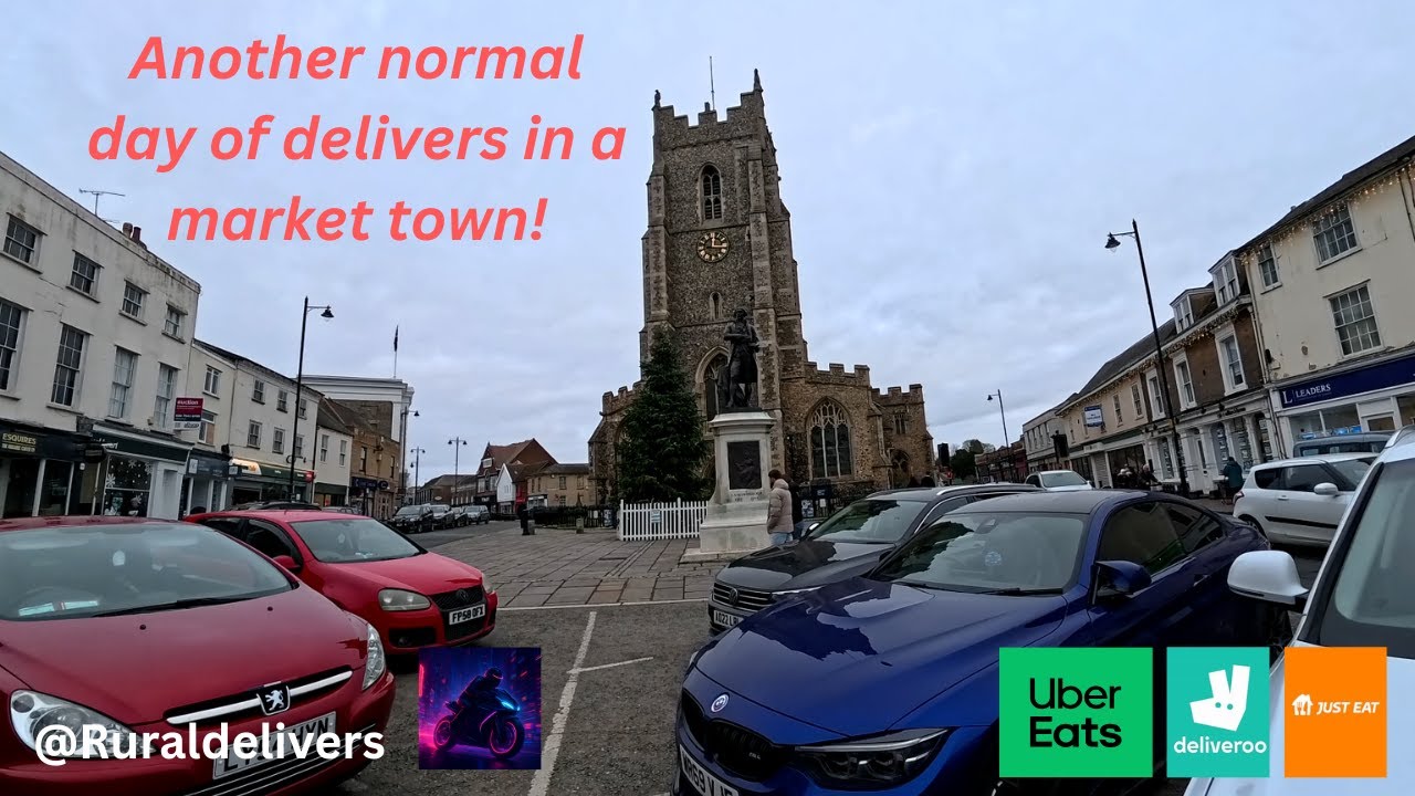 Another normal day delivering in a market town!