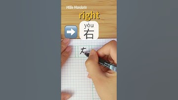Learn Chinese Character⎮You: RIGHT⎮Handwriting⎮Chinese Hanzi⎮Write Chinese⎮Millie Mandarin