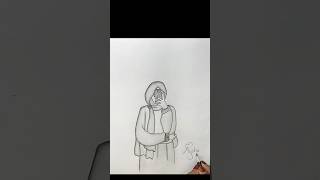 Girl Drawing ❤️. .#art #trend #eidspecial #eidmubarak #bakraeid #girldrawing #sketch #drawing #live