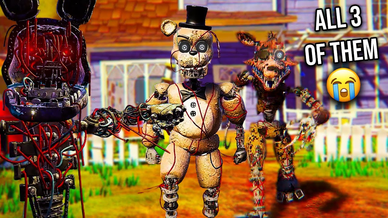 Зажжённый Фредди теперь в Hello Neighbor, и он умеет телепортироваться!