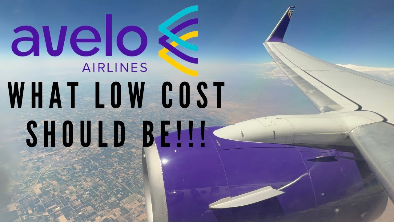 Avelo Airlines Economy... A LOW COST Carrier with Style YouTube