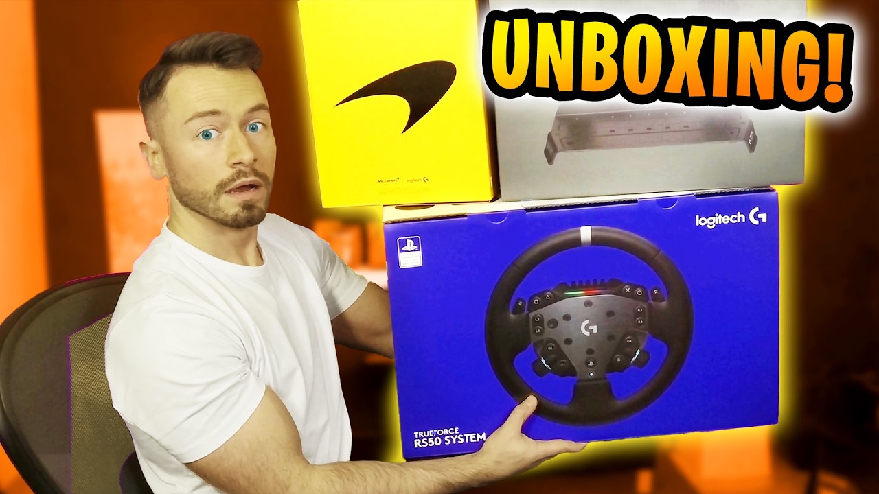 Ich habe ein XXL LOGITECH G Lenkrad PAKET bekommen!😱