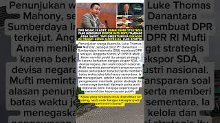 DIRUT WNA DI BUMN STRATEGIS TUAI SOROTAN, DPR MINTA BATAS WAKTU JELA #viral #beritaterkini