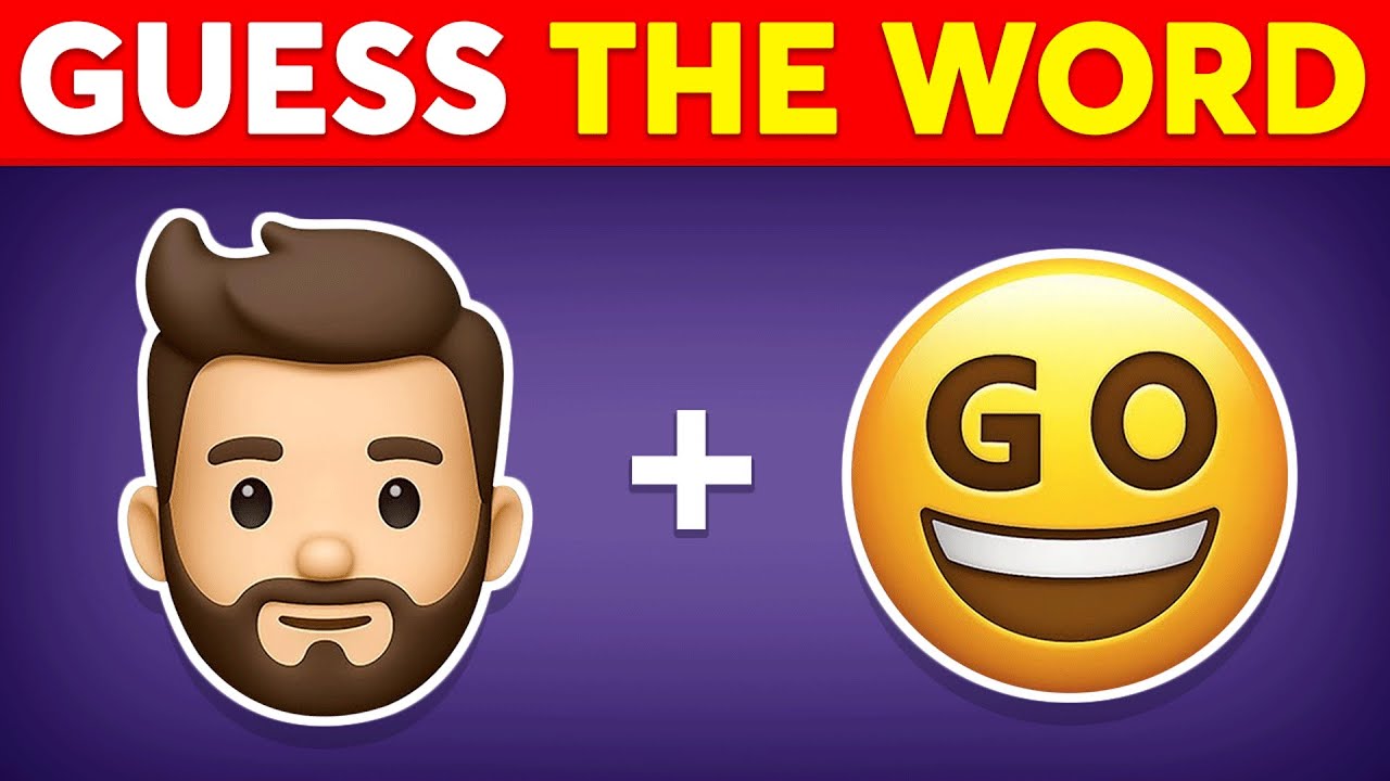 Guess The WORD By Emojis? 🤔 All Popular Words | Emoji Quiz