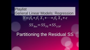 Multiple Linear Regression: Partitioning the Residual Sum of Squares