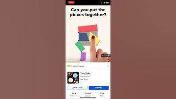 Two dots advert game