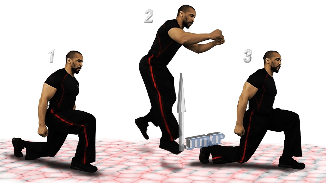 Quads Scissor Lunge 1 YouTube