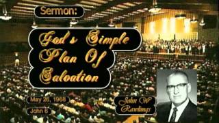 0458JWR Johnn Rawlings Gods Simple Plan Of Salvation John 6