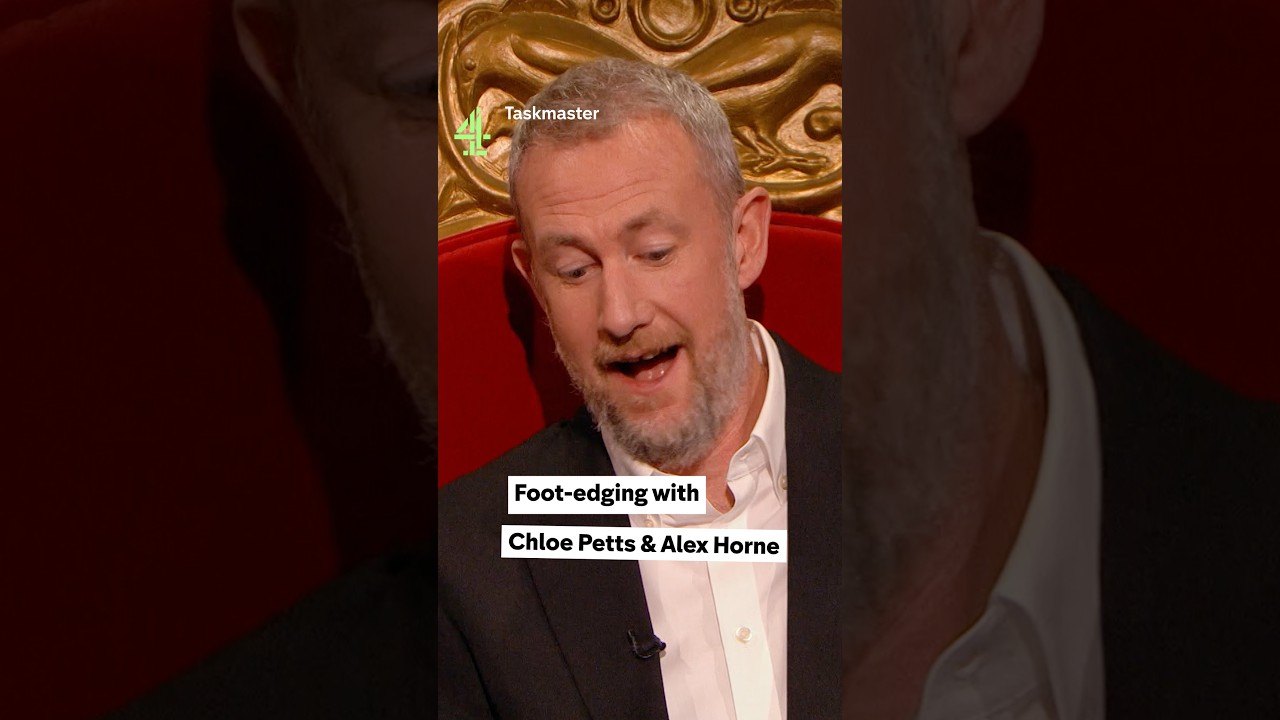 Foot-edging with Chloe Petts and Alex Horne #Taskmaster