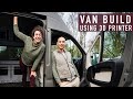 Cab Insulation & Upgrades / NEW Curtain + Couch Ideas for Van Conversion! (Ep. 5)