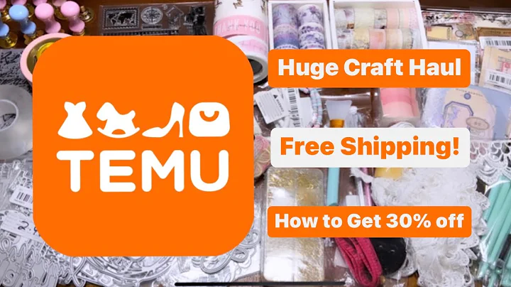 TEMU - My Craft Haul and Amazing News!