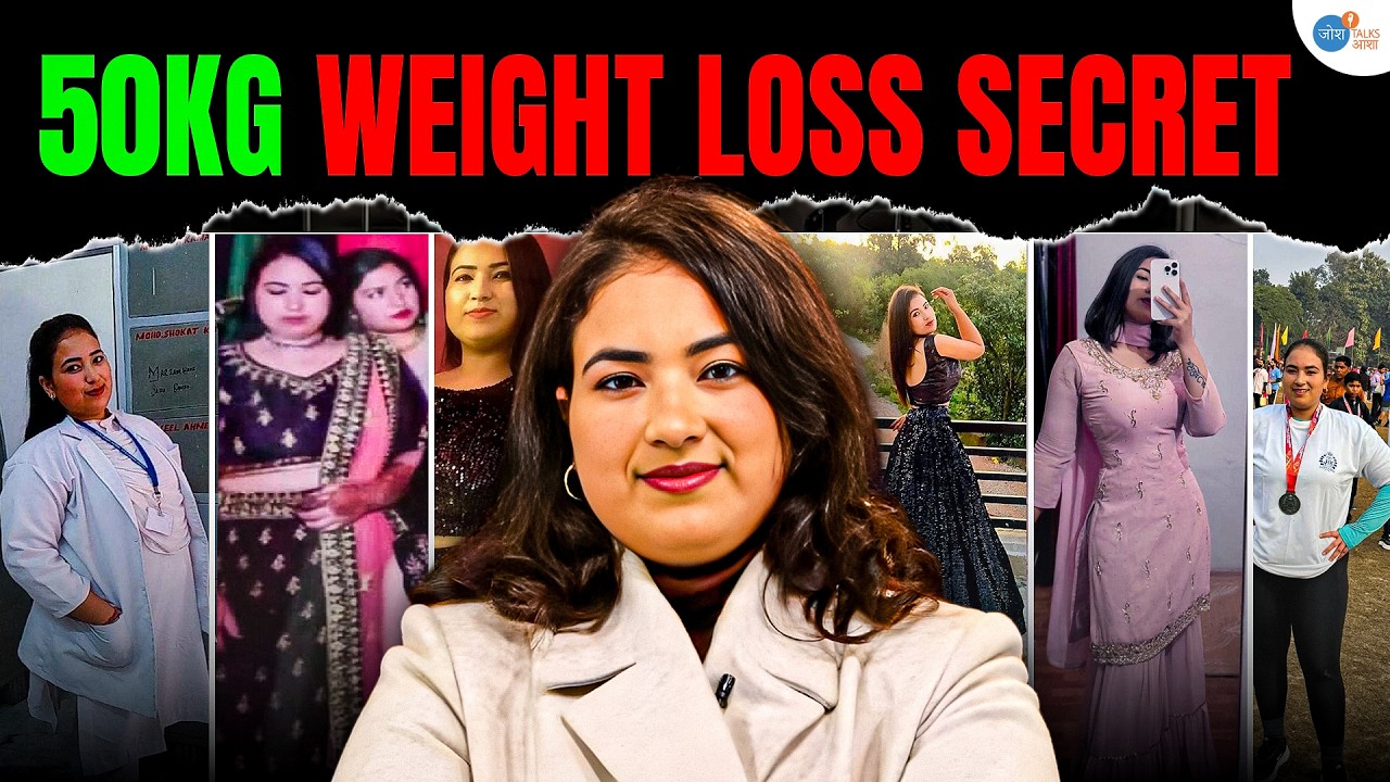 बिना Gym Weight Loss | 50Kg Weight Loss Transformation | Fat to Fit | Rozy | Josh Talks aasha