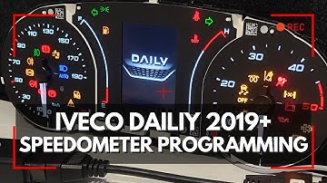 IVECO DAILY Dash R7F701442. Read and Write Eeprom. No soldering. FORZA 614 - Speedometer Tool