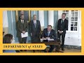 Secretary Blinken participates in an Artemis Accords Signing Ceremony