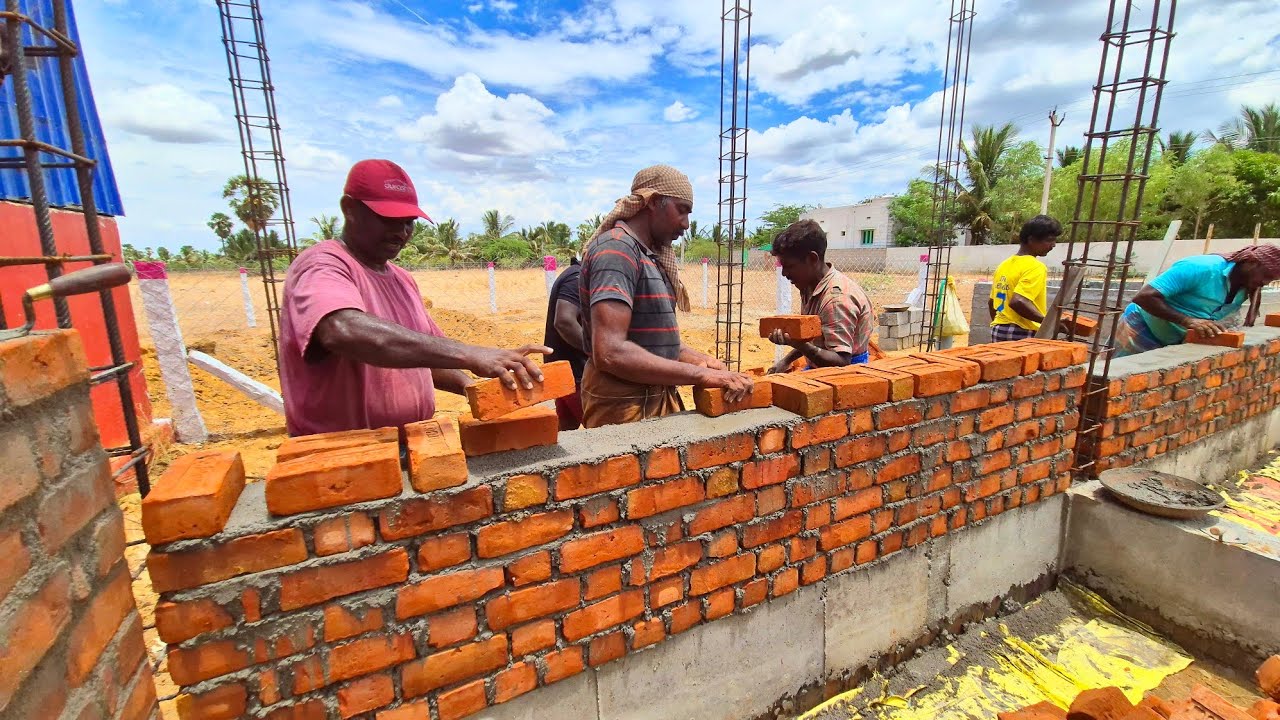 Методы кирпичной кладки на уровне подвала_Как выполнить кирпичную кладку стен подвала