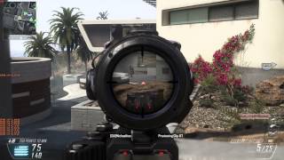 CoD: Black Ops 2 - Sniper rifle with ACOG on Raid - Headquarter