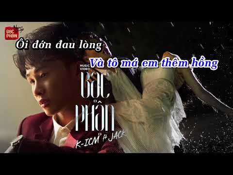 Karaoke Sóng Gió - Bạc Phận Karaoke Beat Chuẩn | K-ICM ft. JACK