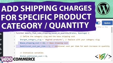 How to Set Shipping Rate for Specific Product Category & Add Cost on Quantity Increase WooCommerce