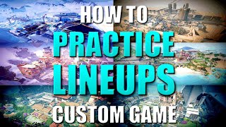 How to PRACTICE Valorant LINEUPS in Custom Game - Enable CHEATS and Fly Around the Map