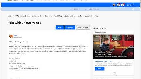Power Automate - How to Filter Excel Unique Email Address Column Values & Send Email