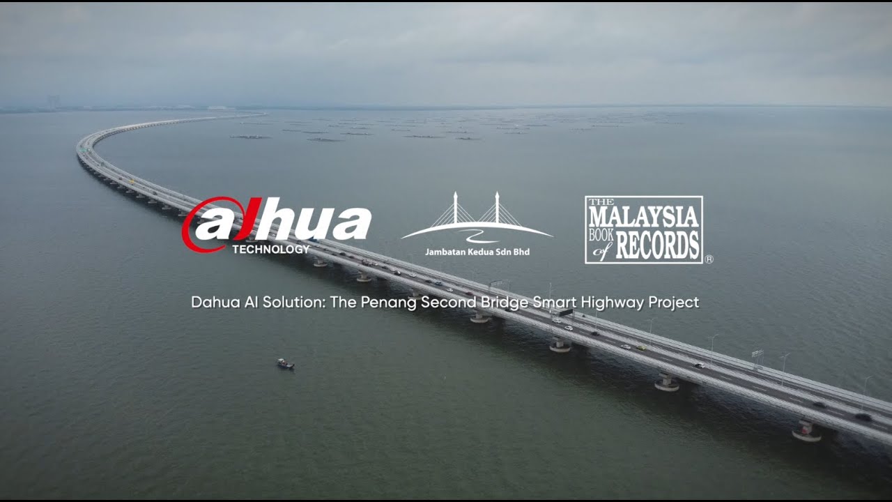 What technology powers Malaysia’s longest bridge and the second longest in Southeast Asia?