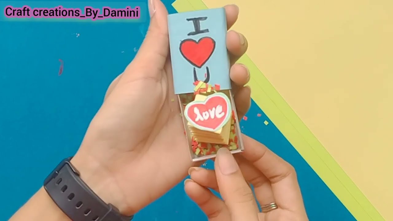 Best out of waste/Matchbox craft idea/ diy gift idea/unique gift idea for loved ones/waste box craft