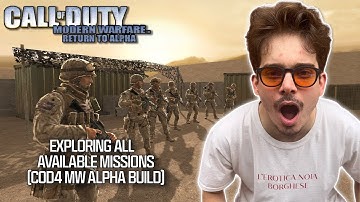 Exploring ALL Available MISSIONS in CoD4 MW (2007): Return to Alpha - Demo Full Game Walkthrough