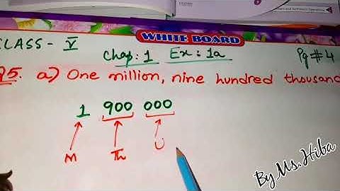 Numbers and Arithmetic Operations | Chapter 1 | Ex-1a | Part 2 | Class 5 | Countdown | By Ms. Hiba