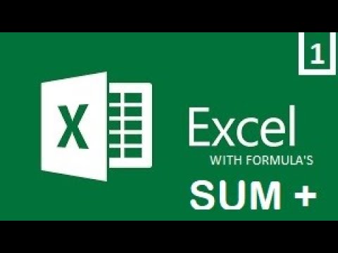 How To Use Sum Function in MS Excel Formula No 1 - YouTube