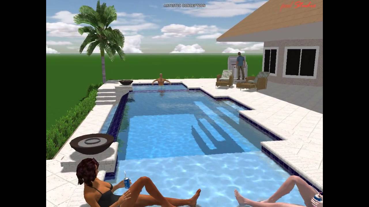 Erik Scheuermann Design Pool Studio -  3D Swimming Pool Design