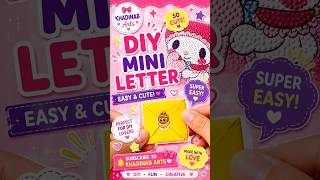 DIY Mini Letter 💌 Easy & Cute Paper Craft | Mini Envelope #shorts #khadinabarts #origamipaper