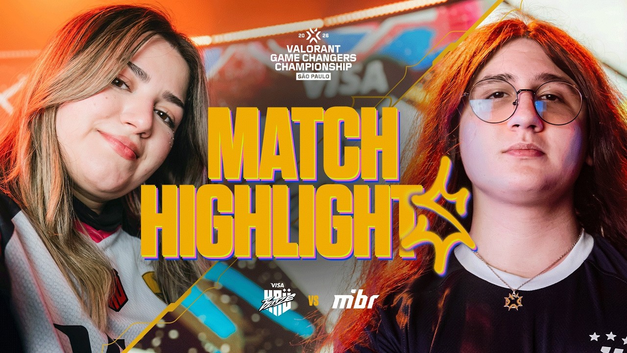 Grafik MATCH HIGHLIGHTS KRÜ Blaze vs MIBR di lower round 4 Game Changers Championship 2026