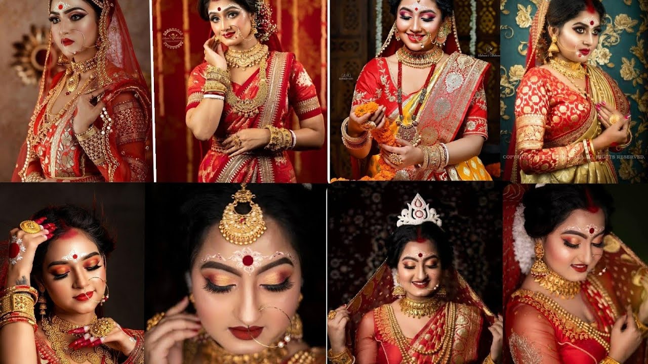 Pin by Rubi Has on Bengali Bous | Indian bride makeup, Bengali bride,  Bengali bridal makeup