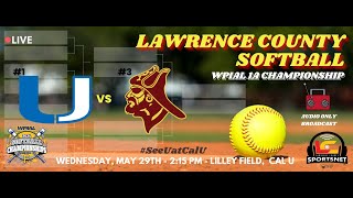 #1 Union Scotties vs. #3 Chartiers-Houston Bucs - WPIAL Softball-1A Championship -May 29,2024(AUDIO)