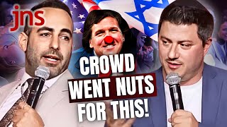 Can't miss: Comedians Yohay Sponder and Ami Kozak impersonate Bibi and Trump