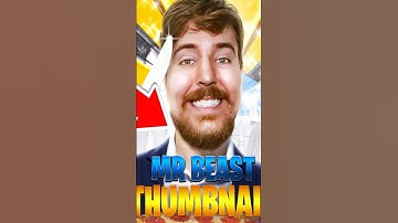 MR. BEAST THUMBNAIL TUTORIAL #mrbeast #thumbnail #howto #shorts #art #photoshop #tutorial #design