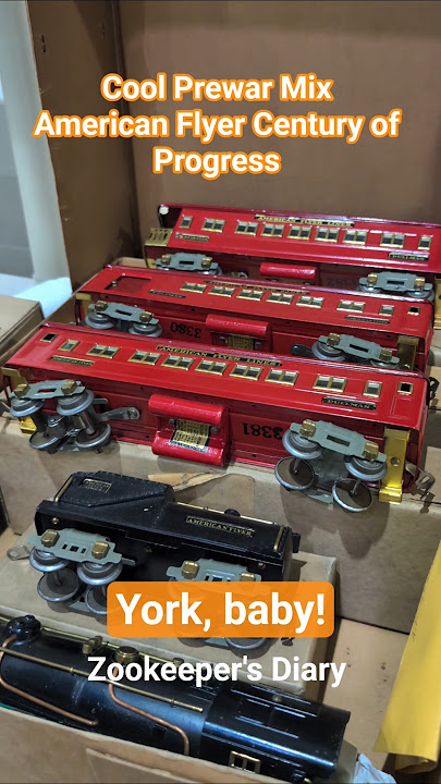 Great #train PREWAR RARE Elketoy Dorfan American Flyer Lionel York Oct 25 #toytrain #trainshow
