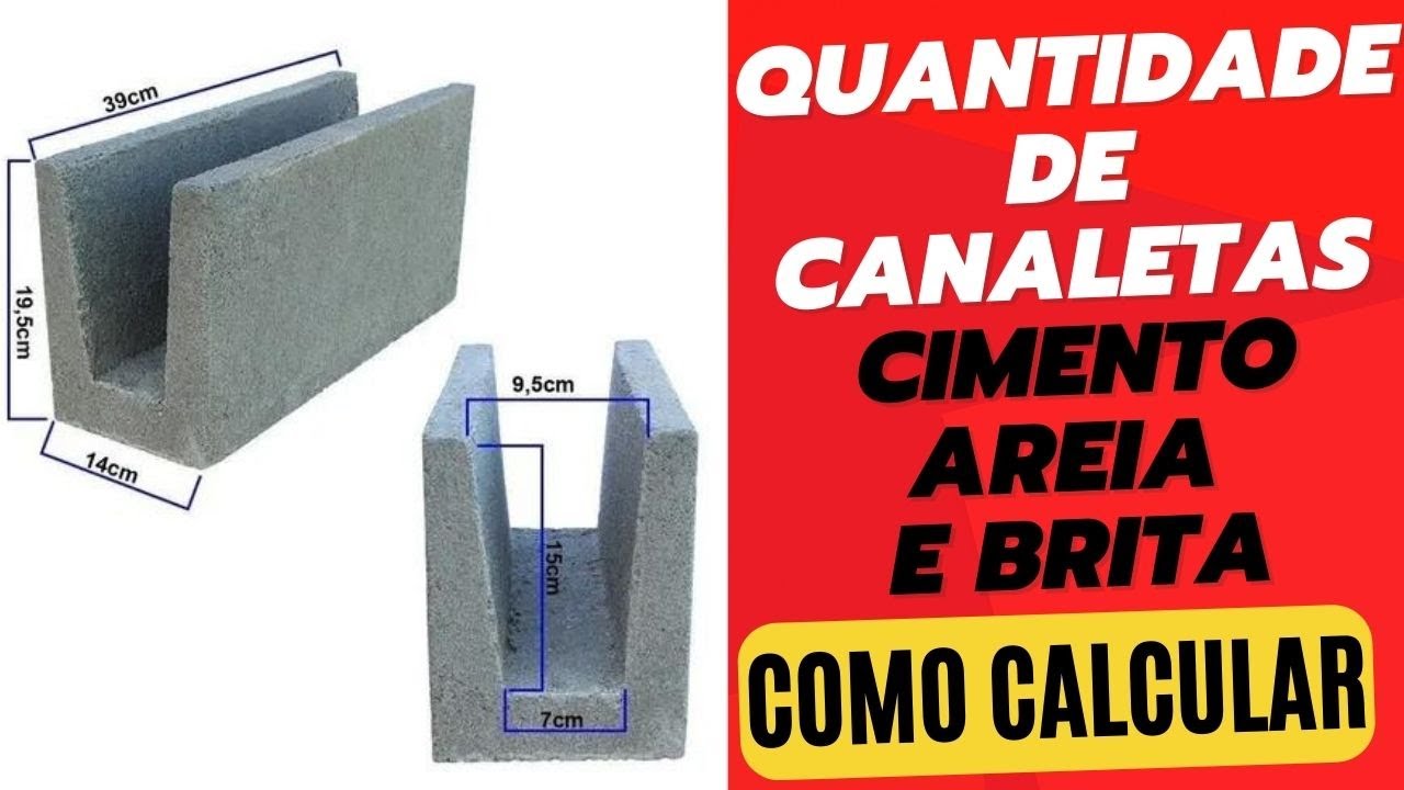 COMO CALCULAR A QUANTIDADE DE CANALETAS PARA CONCRETO E O MATERIAL DE como-calcular-a-quantidade-de-canaletas-para-concreto-e-o-material-de