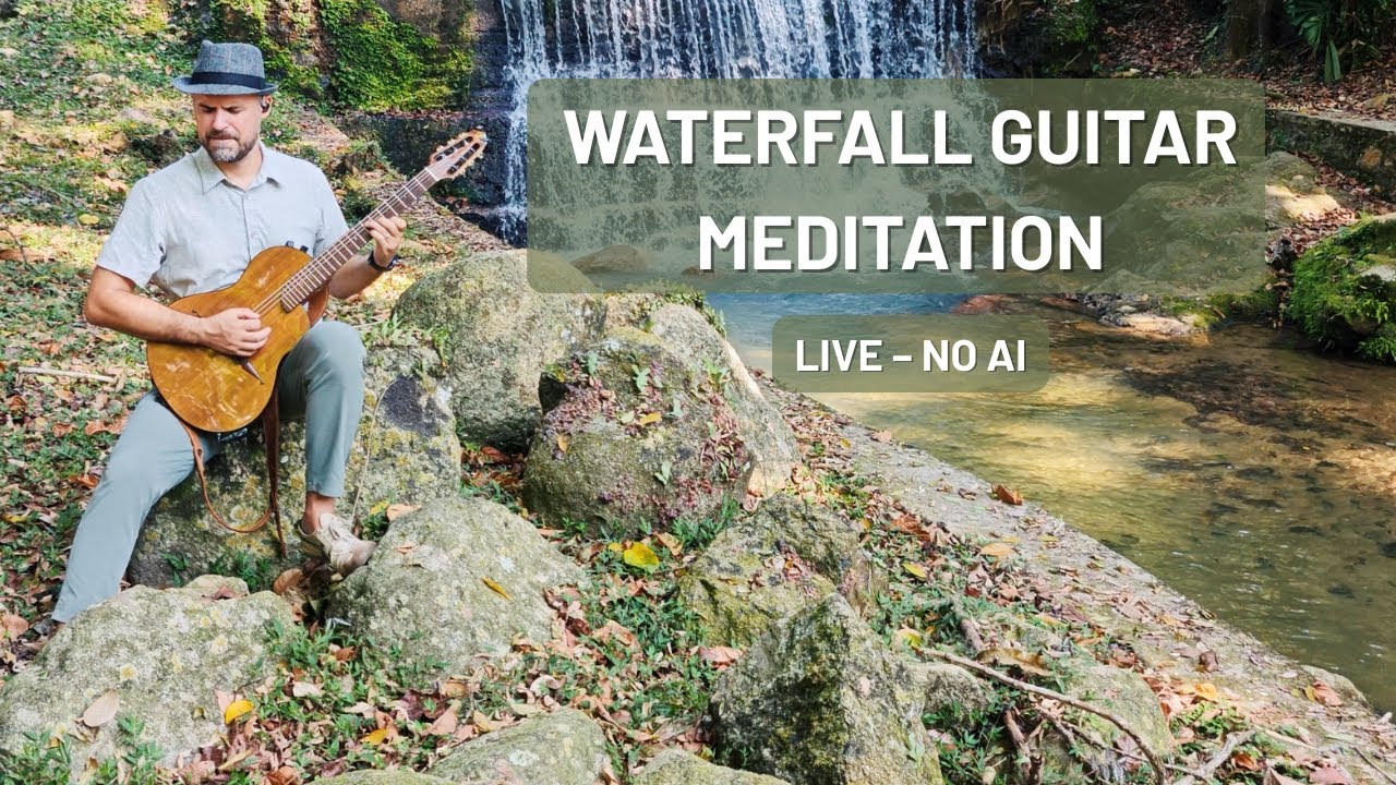 Calm Acoustic Guitar 45 Min - Live, No AI - Meditation, Focus & Relaxation