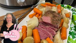 ☘️ 🇮🇪  Slow Cooker Corned Beef & Cabbage | Easy St. Patrick’s Day Recipe 🍻🥬