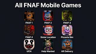 All Five Nights at Freddy's Games (2014-2026) iOS & Android Gameplay+Walkthrough, Game Review