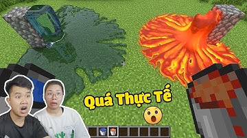Minecraft, Nhưng Nó SIÊU THỰC TẾ TỚI KHÔNG TƯỞNG Khiến bqThanh và Ốc Giật Mình ???